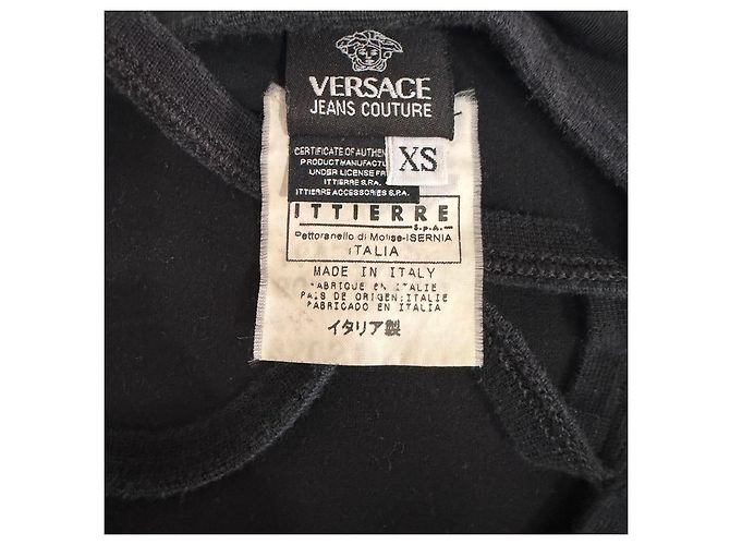 VERSACE JEANS COUTURE BAPHOMET MANGA LARGA Negro - vista 9