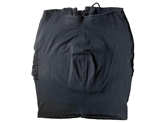 VINTAGE GESTEPPTER ROCK JEAN PAUL GAULTIER Schwarz - Ansicht 6
