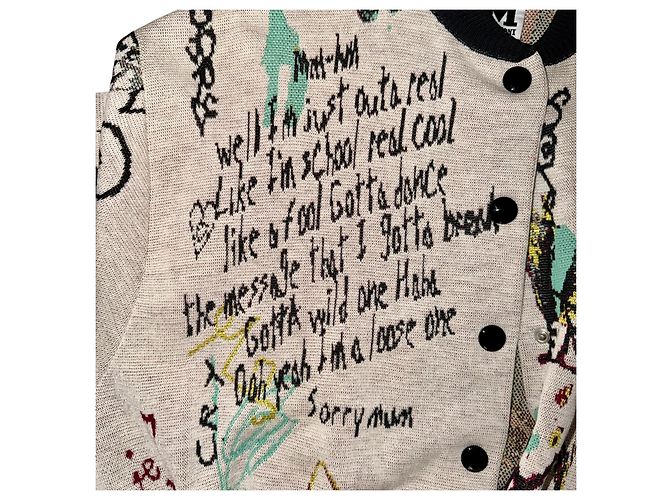 CHAQUETA CORTA MISSONI GRAFFITI Negro Blanco Multicolor - vista 4