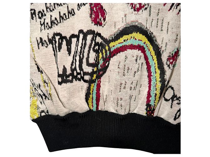 CHAQUETA CORTA MISSONI GRAFFITI Negro Blanco Multicolor - vista 9