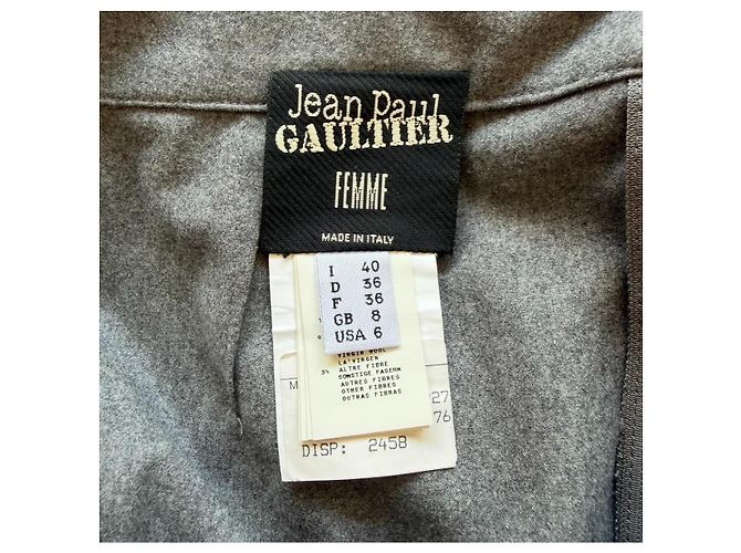 GONNA BONDAGE VINTAGE JEAN PAUL GAULTIER Grigio - vista 5