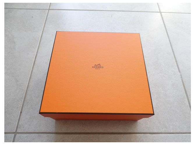 Hermès orange box for Hermès mini-kelly handbag 2 number 68 Brown White - view 2