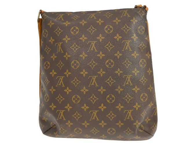 Borsa Musette Salsa Louis Vuitton in Canvas Monogram GM Marrone - vista 2