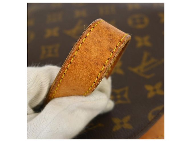 Borsa Musette Salsa Louis Vuitton in Canvas Monogram GM Marrone - vista 6