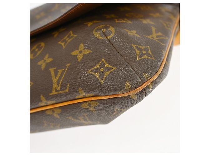 Borsa Musette Salsa Louis Vuitton in Canvas Monogram GM Marrone - vista 7