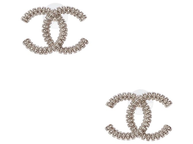 CHANEL CC Kristall Silber Schmuck - 103525 - Ansicht 2