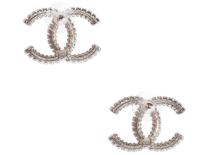 CHANEL CC Kristall Silber Schmuck - 103525 - Ansicht 3