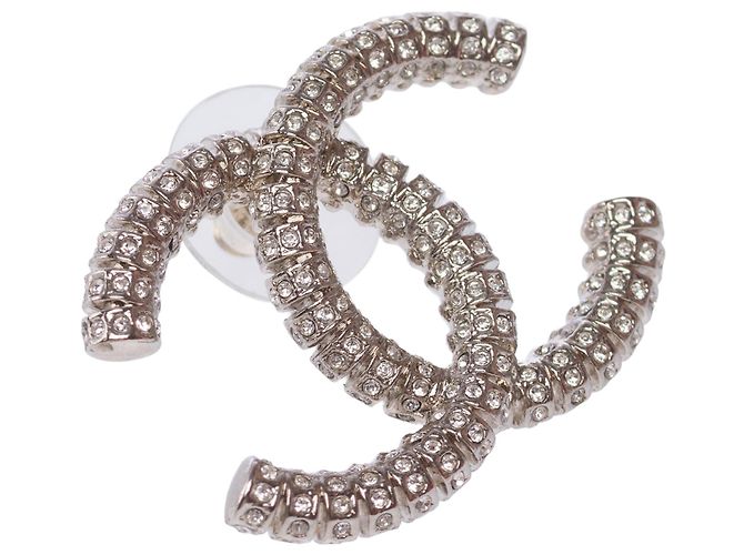 CHANEL CC Kristall Silber Schmuck - 103525 - Ansicht 4