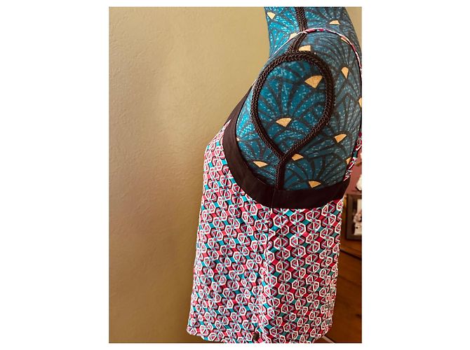 Autre Marque Freeman T. Porter Top mit mehrfarbigem geometrischem Print - Ansicht 3