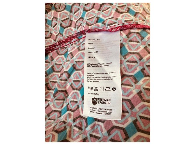 Autre Marque Freeman T. Porter Top mit mehrfarbigem geometrischem Print - Ansicht 8