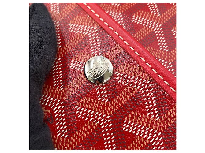Borsa Tote Goyard Saint Louis PM Rosso - vista 13