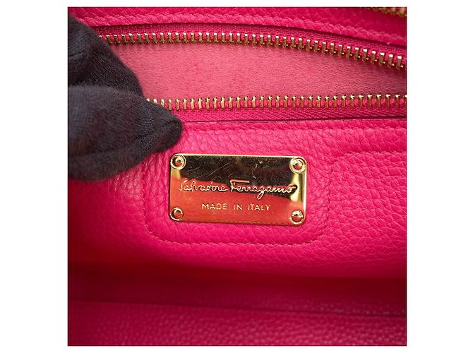 Borsa Salvatore Ferragamo Gancini 21F478 Rosa - vista 17