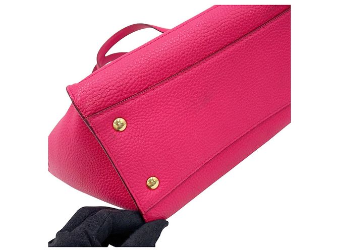 Borsa Salvatore Ferragamo Gancini 21F478 Rosa - vista 7
