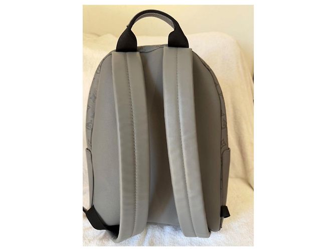 Louis Vuitton Monogram Leder Rucksack Grau - Ansicht 11