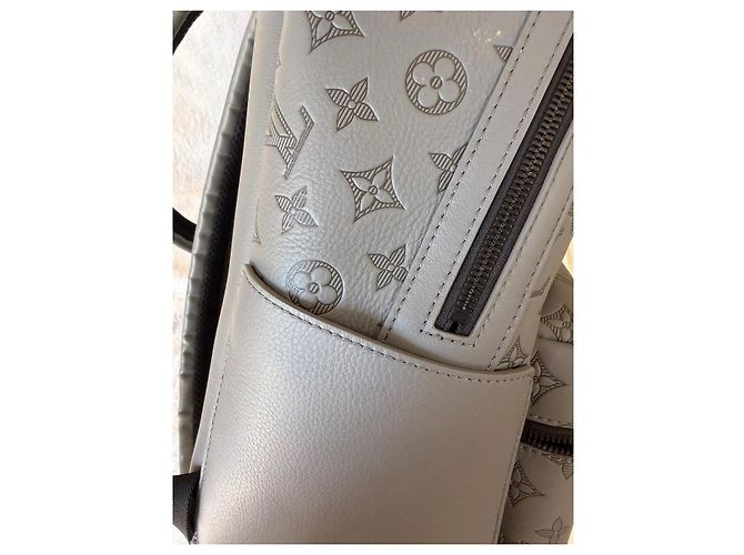 Louis Vuitton Monogram Leder Rucksack Grau - Ansicht 5