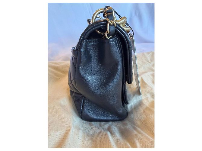 Bolso Chanel Matelassé de cuero negro - vista 9