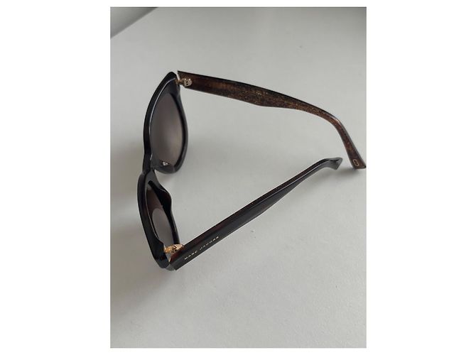 Gafas de sol Marc Jacobs de acetato marrón oscuro Castaño - vista 2