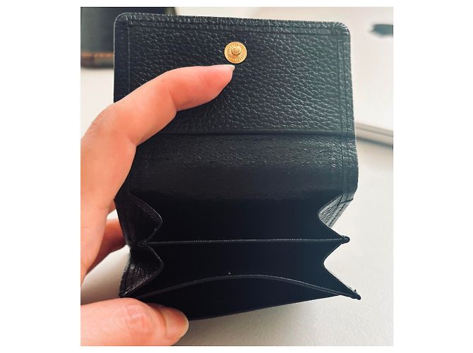 Yves Saint Laurent Saint Laurent Cartera de piel granulada negra Negro - vista 5