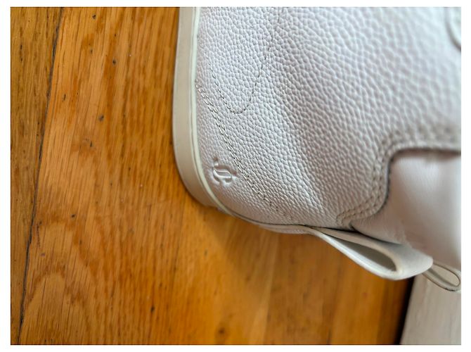 Jimmy Choo Maieko Sneakers alte in pelle bianca Bianco - vista 5