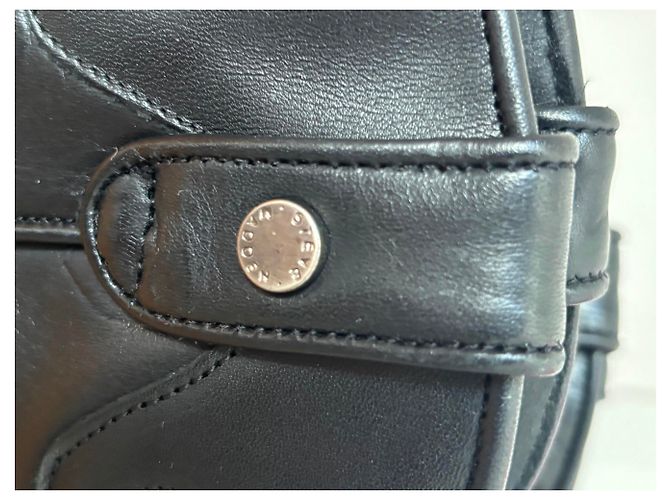 Steve Madden Botas Vaqueras de Cuero Negro - vista 8