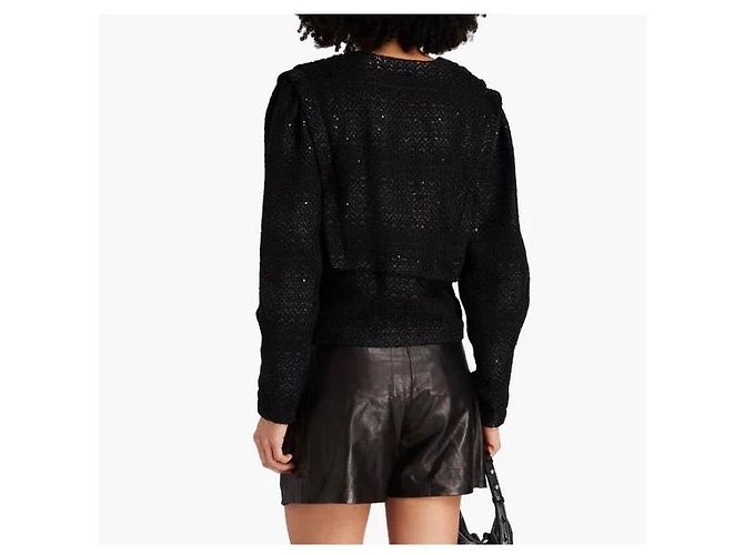 Top IRO Paris Hateya Nero con Paillettes - vista 4