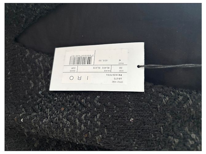 Top IRO Paris Hateya Nero con Paillettes - vista 9