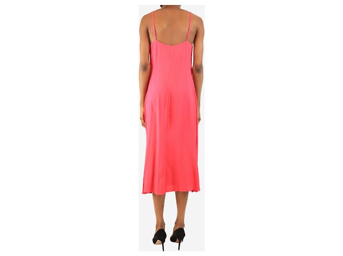 Reformation Pink Crimini Midikleid - Größe UK 6 - Ansicht 2
