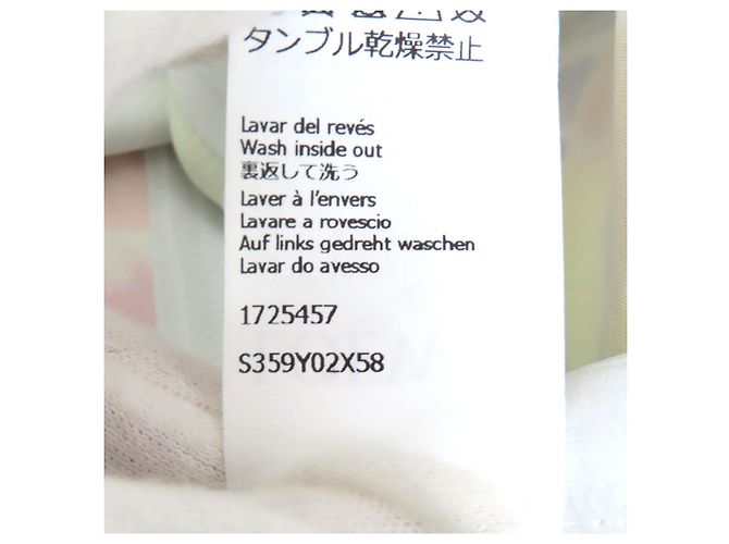 Top a maniche lunghe con mezza zip e stampa pappagallo Anagram di Loewe Multicolore Giallo - vista 10