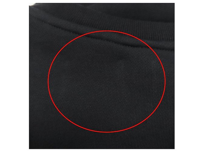 Autre Marque PATOU Sweatshirt aus Baumwolle mit Logo auf dem Rücken Schwarz - Ansicht 8