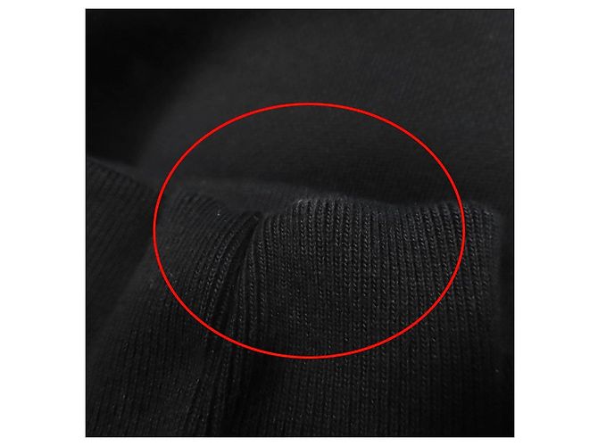 Autre Marque PATOU Sweatshirt aus Baumwolle mit Logo auf dem Rücken Schwarz - Ansicht 9