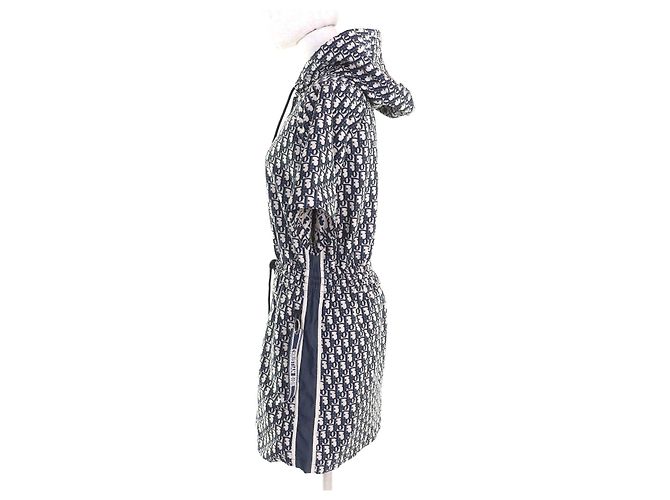 Christian Dior Kleid aus Polyester Blau Marineblau - Ansicht 2