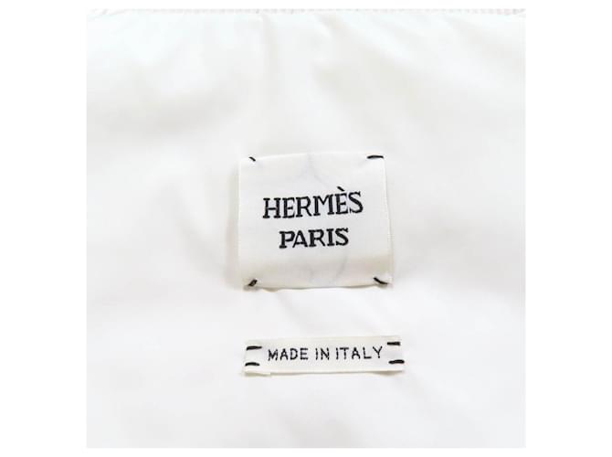 Hermès Chaleco de plumón de poliéster Hermes Blanco - vista 10