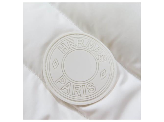 Hermès Chaleco de plumón de poliéster Hermes Blanco - vista 8