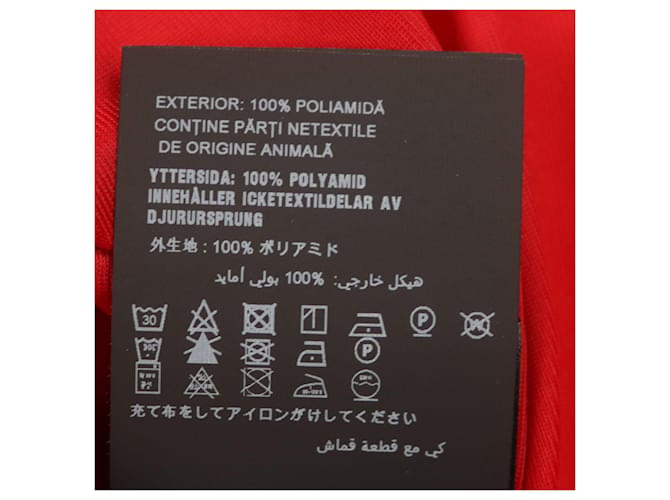 Prada Langarmhemd aus Polyamid Rot - Ansicht 9