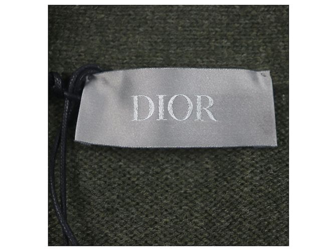 Cárdigan de cachemira Dior Verde Caqui - vista 6