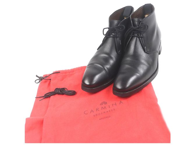 Autre Marque Carmina Leder Chukka Boots Schwarz - Ansicht 2