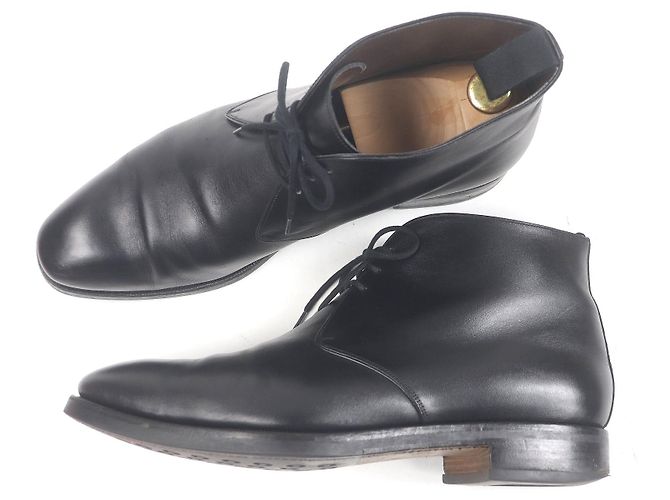 Autre Marque Carmina Leder Chukka Boots Schwarz - Ansicht 4