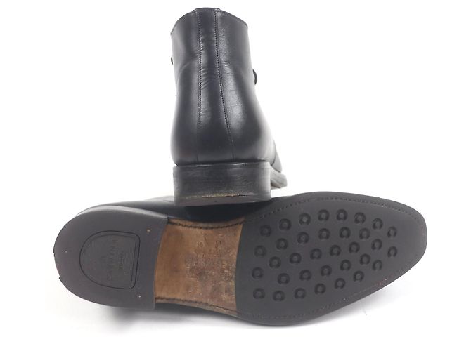Autre Marque Carmina Leder Chukka Boots Schwarz - Ansicht 5