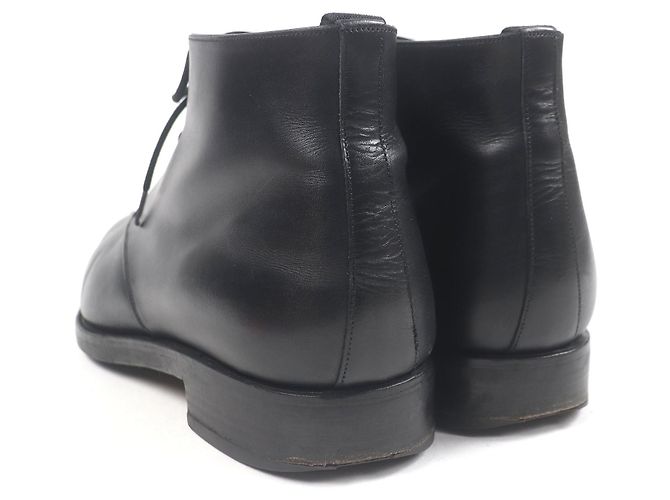 Autre Marque Carmina Leder Chukka Boots Schwarz - Ansicht 6