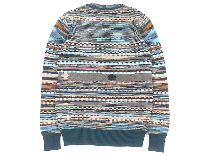 Autre Marque Missoni Wollstrickpullover Blau - Ansicht 3