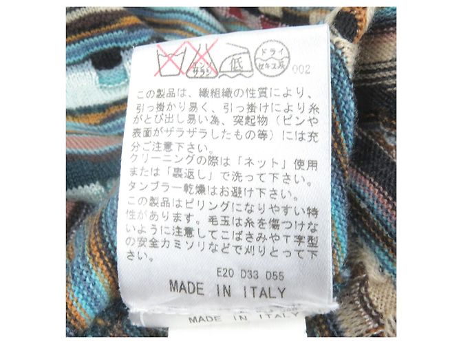 Autre Marque Missoni Wollstrickpullover Blau - Ansicht 6
