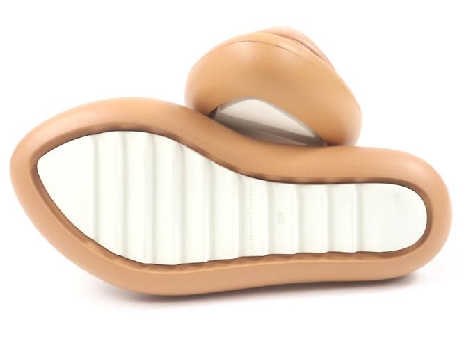 Stella Mc Cartney Sandali in ecopelle Stella McCartney Marrone Bronzo - vista 8