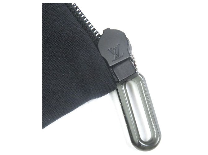 Louis Vuitton LV 2054 Hybrid Zip-Through Monogram Hoodie Schwarz - Ansicht 7