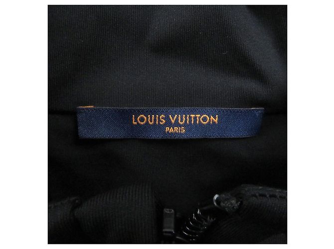 Louis Vuitton LV 2054 Hybrid Zip-Through Monogram Hoodie Schwarz - Ansicht 9