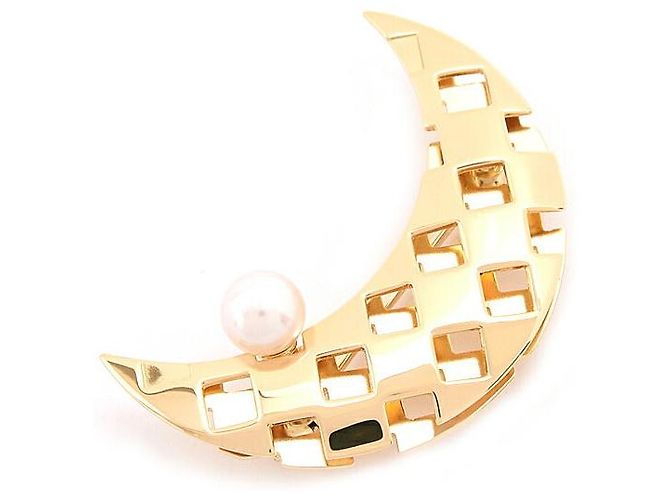 Spilla 1P Perla Au750 MIKIMOTO D'oro - vista 2