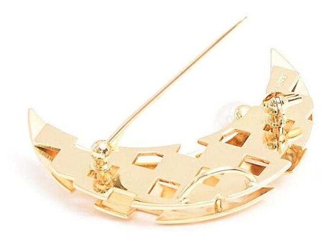 Spilla 1P Perla Au750 MIKIMOTO D'oro - vista 6