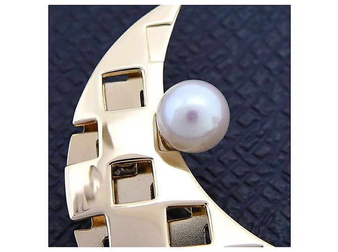 Spilla 1P Perla Au750 MIKIMOTO D'oro - vista 9