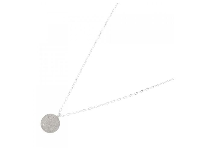 Autre Marque Collana in oro bianco e diamanti Au750 Argento - vista 2