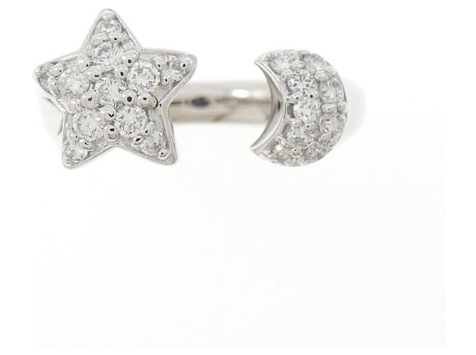Autre Marque Bague Ponte Vecchio en Or Au750 et Diamants Argenté - vue 2