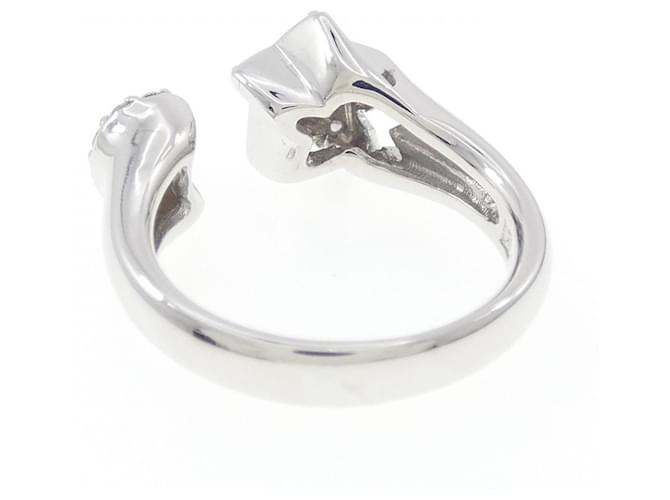 Autre Marque Bague Ponte Vecchio en Or Au750 et Diamants Argenté - vue 3